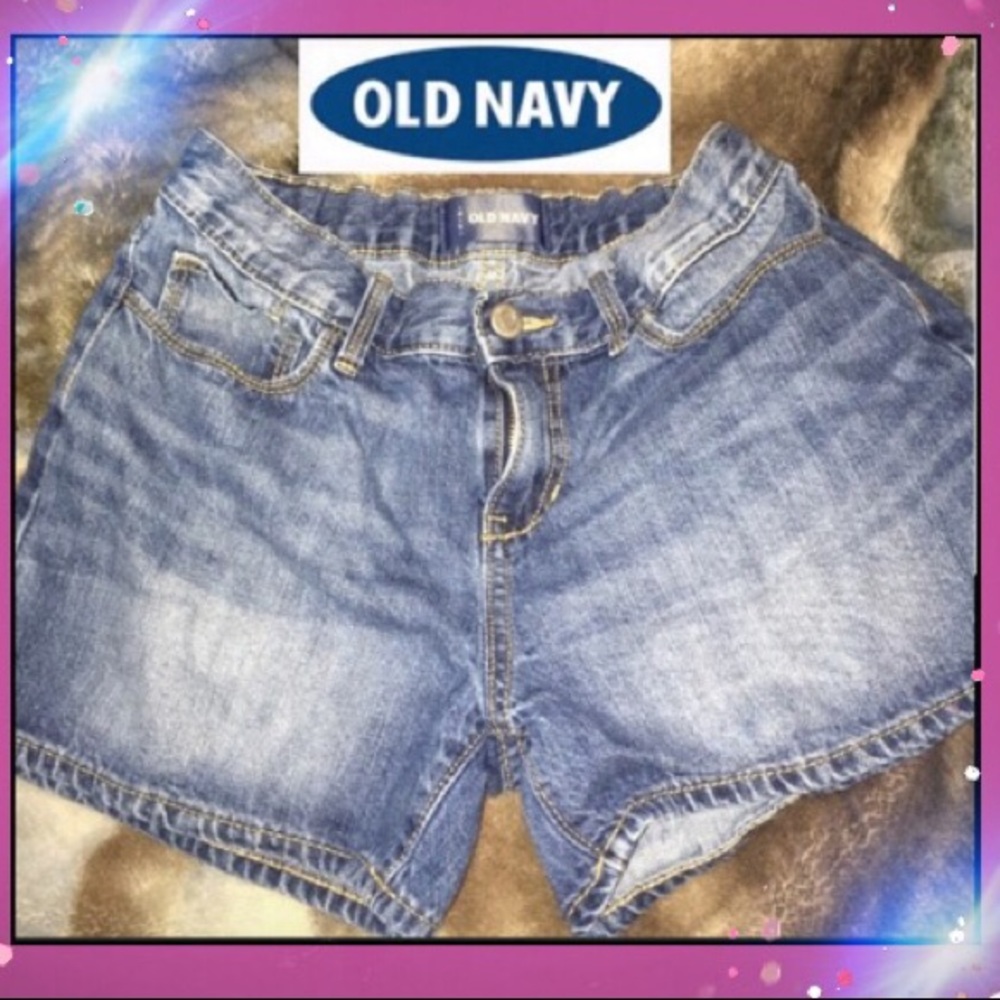⚜️ Old Navy Jean Shorts - Adj Waist - Picture 1 of 8